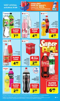 Carrefour - gazetka promocyjna Gazetka Carrefour od poniedziałku od poniedziałku 08.09 do soboty 13.09 - strona 43