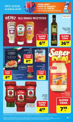 Carrefour - gazetka promocyjna Gazetka Carrefour od poniedziałku od poniedziałku 08.09 do soboty 13.09 - strona 33