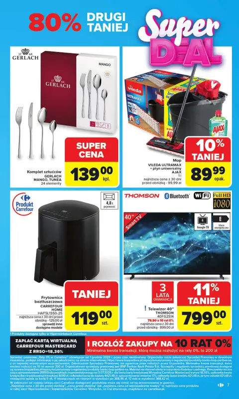 Carrefour - gazetka promocyjna Gazetka Carrefour od poniedziałku od poniedziałku 08.09 do soboty 13.09 - strona 7