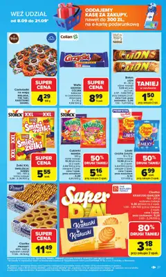 Carrefour - gazetka promocyjna Gazetka Carrefour od poniedziałku od poniedziałku 08.09 do soboty 13.09 - strona 27