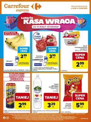 Carrefour Express - gazetka promocyjna Gazetka Express od wtorku 09.09 do poniedziałku 15.09 - strona 2 Carrefour Express - gazetka promocyjna Gazetka Express od wtorku 09.09 do poniedziałku 15.09 - strona 2