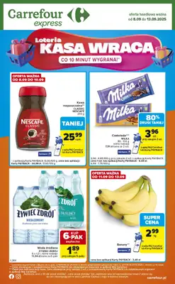 Carrefour Express - gazetka promocyjna Gazetka Express od poniedziałku 08.09 do soboty 13.09 Carrefour Express - gazetka promocyjna Gazetka Express od poniedziałku 08.09 do soboty 13.09