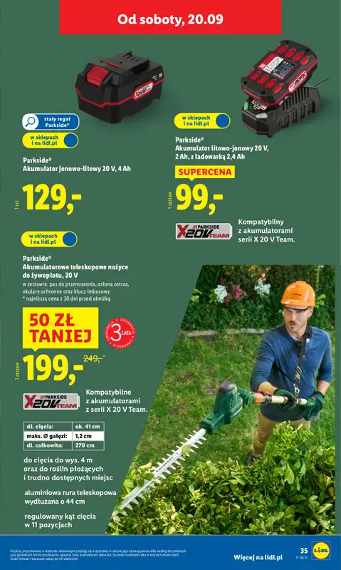 Lidl - gazetka promocyjna Katalog od poniedziałku 15.09 do soboty 20.09 - strona 47