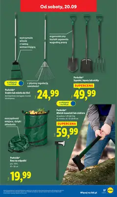 Lidl - gazetka promocyjna Katalog od poniedziałku 15.09 do soboty 20.09 - strona 49