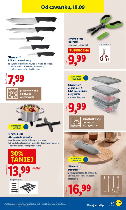 Lidl - gazetka promocyjna Katalog od poniedziałku 15.09 do soboty 20.09 - strona 33