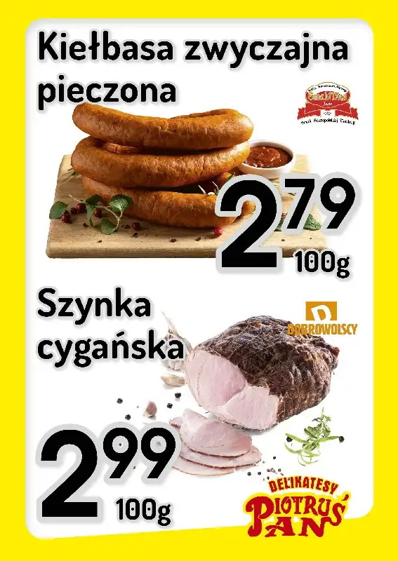 Delikatesy Piotruś Pan - gazetka promocyjna Plakaty promocyjne od poniedziałku 08.09 do środy 10.09