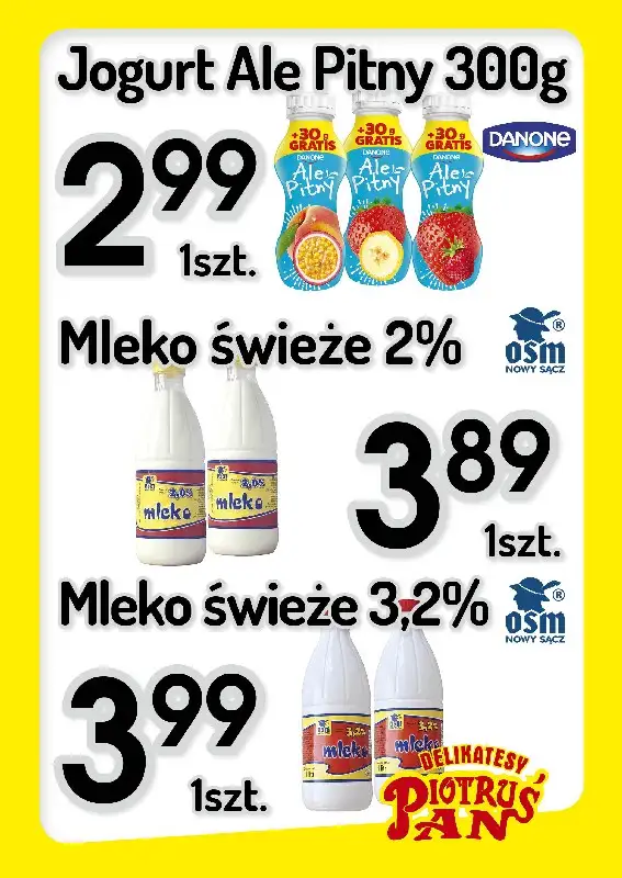 Delikatesy Piotruś Pan - gazetka promocyjna Plakaty promocyjne od poniedziałku 08.09 do środy 10.09 - strona 2