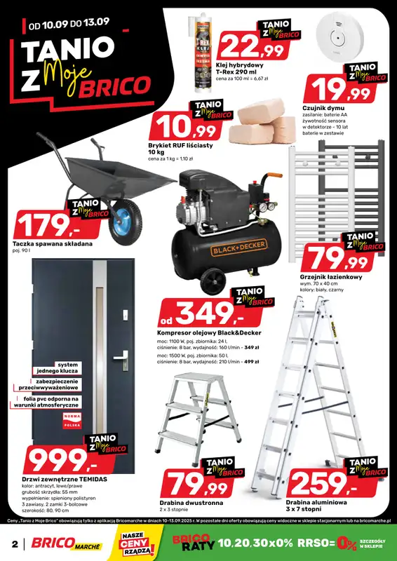 Bricomarche - gazetka promocyjna Gazetka od środy 10.09 do soboty 20.09 - strona 3