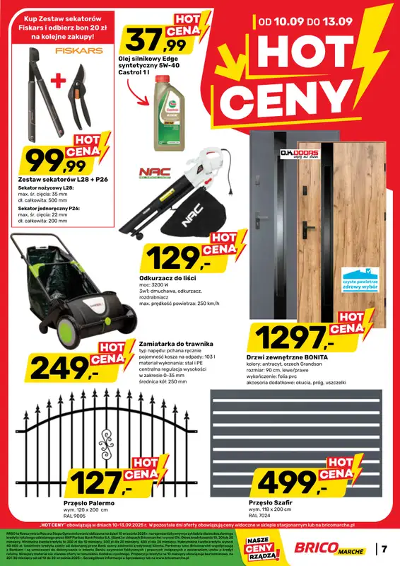 Bricomarche - gazetka promocyjna Gazetka od środy 10.09 do soboty 20.09 - strona 8