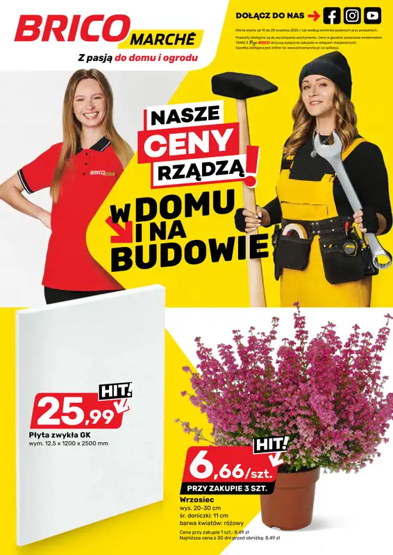 Bricomarche - gazetka promocyjna Gazetka od środy 10.09 do soboty 20.09