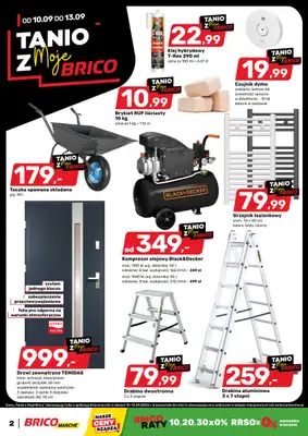Bricomarche - gazetka promocyjna Tanio z MojeBrico od środy 10.09 do soboty 13.09 - strona 2 Bricomarche - gazetka promocyjna Tanio z MojeBrico od środy 10.09 do soboty 13.09 - strona 2