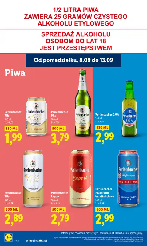Lidl - gazetka promocyjna Oferta od poniedziałku od poniedziałku 08.09 do środy 10.09 - strona 52