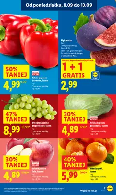 Lidl - gazetka promocyjna Oferta od poniedziałku od poniedziałku 08.09 do środy 10.09 - strona 9 Lidl - gazetka promocyjna Oferta od poniedziałku od poniedziałku 08.09 do środy 10.09 - strona 9
