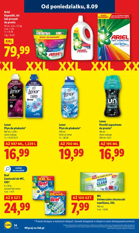 Lidl - gazetka promocyjna Oferta od poniedziałku od poniedziałku 08.09 do środy 10.09 - strona 36