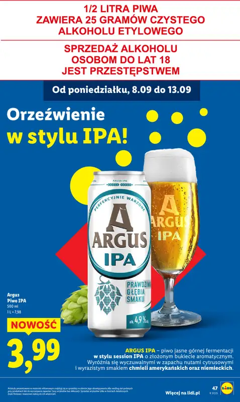 Lidl - gazetka promocyjna Oferta od poniedziałku od poniedziałku 08.09 do środy 10.09 - strona 51