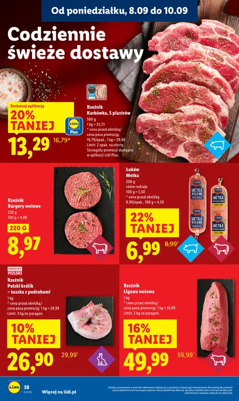 Lidl - gazetka promocyjna Oferta od poniedziałku od poniedziałku 08.09 do środy 10.09 - strona 40