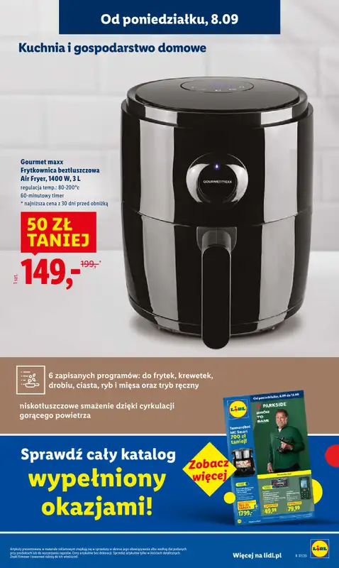 Lidl - gazetka promocyjna Oferta od poniedziałku od poniedziałku 08.09 do środy 10.09 - strona 7