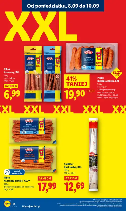 Lidl - gazetka promocyjna Oferta od poniedziałku od poniedziałku 08.09 do środy 10.09 - strona 14