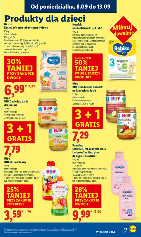 Lidl - gazetka promocyjna Oferta od poniedziałku od poniedziałku 08.09 do środy 10.09 - strona 59