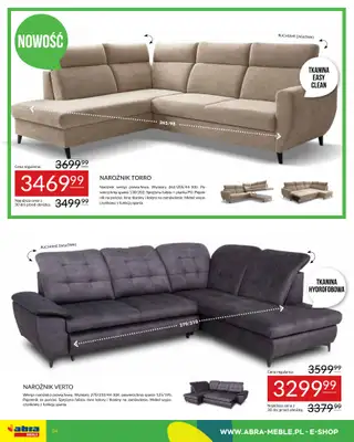 Abra Meble - gazetka promocyjna Gazetka od wtorku 09.09 do wtorku 30.09 - strona 24 Abra Meble - gazetka promocyjna Gazetka od wtorku 09.09 do wtorku 30.09 - strona 24