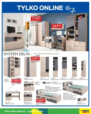 Abra Meble - gazetka promocyjna Gazetka od wtorku 09.09 do wtorku 30.09 - strona 45 Abra Meble - gazetka promocyjna Gazetka od wtorku 09.09 do wtorku 30.09 - strona 45