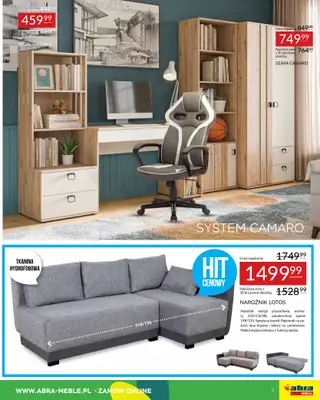 Abra Meble - gazetka promocyjna Gazetka od wtorku 09.09 do wtorku 30.09 - strona 3 Abra Meble - gazetka promocyjna Gazetka od wtorku 09.09 do wtorku 30.09 - strona 3