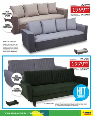Abra Meble - gazetka promocyjna Gazetka od wtorku 09.09 do wtorku 30.09 - strona 15 Abra Meble - gazetka promocyjna Gazetka od wtorku 09.09 do wtorku 30.09 - strona 15