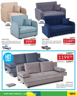 Abra Meble - gazetka promocyjna Gazetka od wtorku 09.09 do wtorku 30.09 - strona 9 Abra Meble - gazetka promocyjna Gazetka od wtorku 09.09 do wtorku 30.09 - strona 9