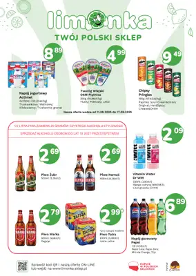 Limonka - gazetka promocyjna Plakat promocyjny od czwartku 11.09 do środy 17.09 Limonka - gazetka promocyjna Plakat promocyjny od czwartku 11.09 do środy 17.09