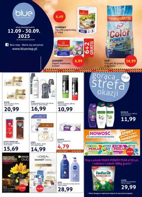 Blue Stop - gazetka promocyjna Gazetka od piątku 12.09 do wtorku 30.09