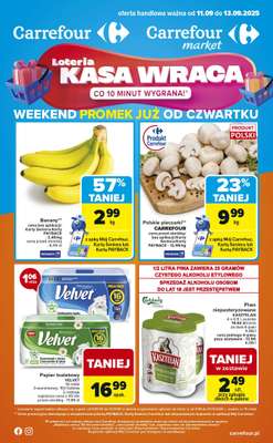 Carrefour Market - gazetka promocyjna Gazetka Łap okazje od czwartku od czwartku 11.09 do soboty 13.09