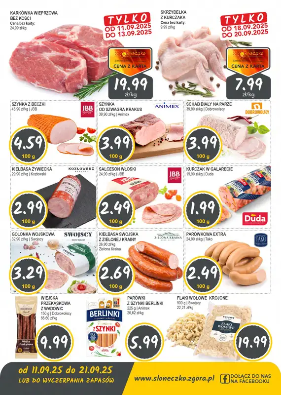 Słoneczko - gazetka promocyjna Gazetka od czwartku 11.09 do niedzieli 21.09 - strona 2