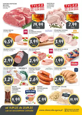 Słoneczko - gazetka promocyjna Gazetka od czwartku 11.09 do niedzieli 21.09 - strona 2 Słoneczko - gazetka promocyjna Gazetka od czwartku 11.09 do niedzieli 21.09 - strona 2