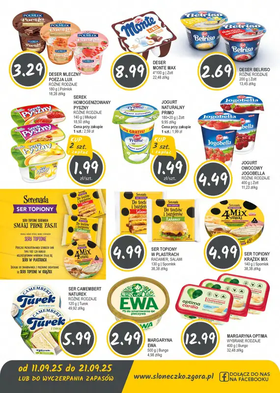 Słoneczko - gazetka promocyjna Gazetka od czwartku 11.09 do niedzieli 21.09 - strona 3