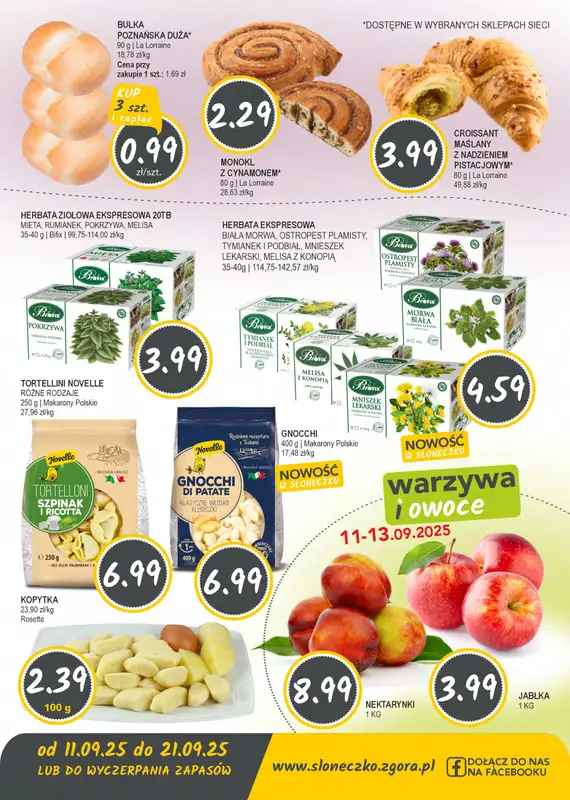 Słoneczko - gazetka promocyjna Gazetka od czwartku 11.09 do niedzieli 21.09 - strona 4