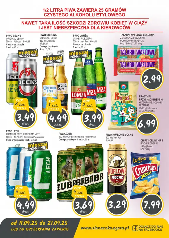 Słoneczko - gazetka promocyjna Gazetka od czwartku 11.09 do niedzieli 21.09 - strona 11