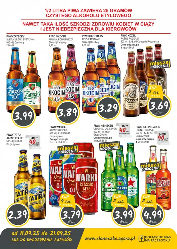 Słoneczko - gazetka promocyjna Gazetka od czwartku 11.09 do niedzieli 21.09 - strona 10