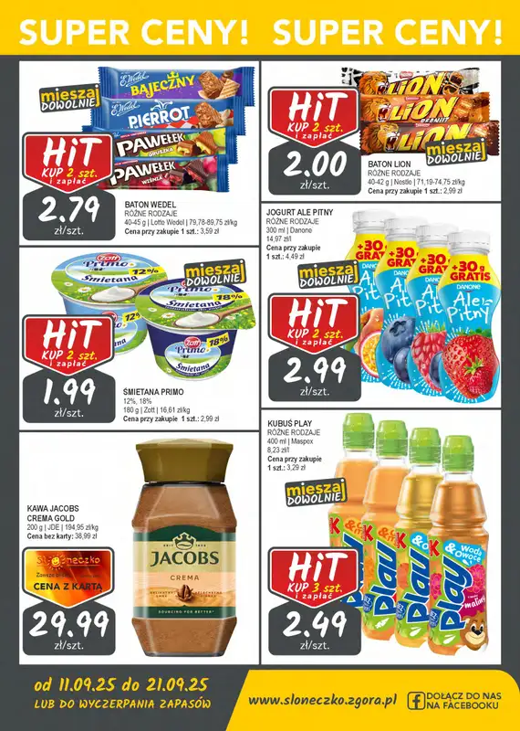 Słoneczko - gazetka promocyjna Gazetka od czwartku 11.09 do niedzieli 21.09 - strona 6