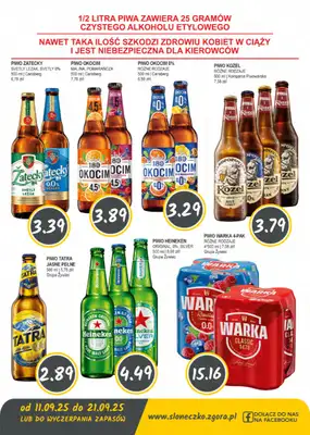 Słoneczko - gazetka promocyjna Gazetka od czwartku 11.09 do niedzieli 21.09 - strona 10 Słoneczko - gazetka promocyjna Gazetka od czwartku 11.09 do niedzieli 21.09 - strona 10