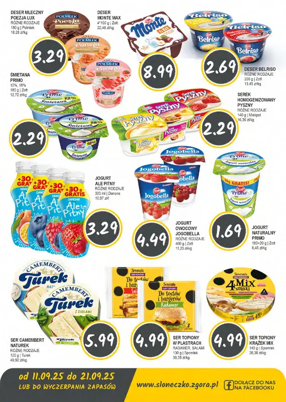 Słoneczko - gazetka promocyjna Gazetka od czwartku 11.09 do niedzieli 21.09 - strona 3