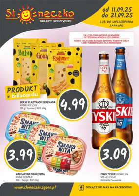 Słoneczko - gazetka promocyjna Gazetka od czwartku 11.09 do niedzieli 21.09