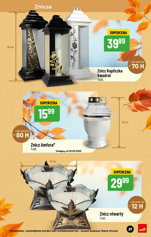 POLOmarket - gazetka promocyjna Katalog Non Food od piątku 12.09 do czwartku 06.11 - strona 21