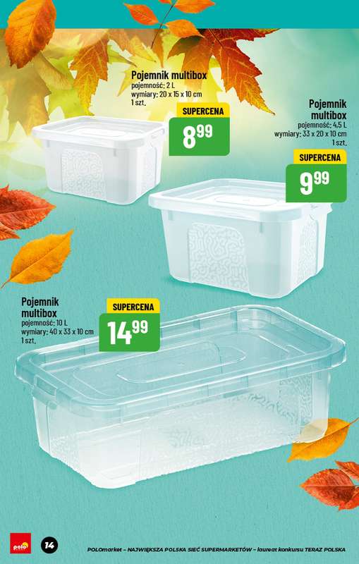 POLOmarket - gazetka promocyjna Katalog Non Food od piątku 12.09 do czwartku 06.11 - strona 14