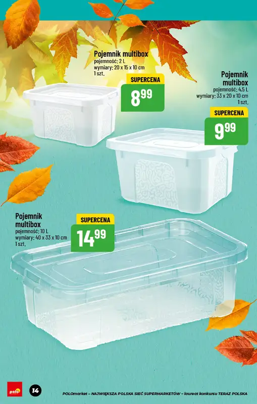 POLOmarket - gazetka promocyjna Katalog Non Food od piątku 12.09 do czwartku 06.11 - strona 14