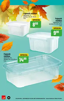 POLOmarket - gazetka promocyjna Katalog Non Food od piątku 12.09 do czwartku 06.11 - strona 14 POLOmarket - gazetka promocyjna Katalog Non Food od piątku 12.09 do czwartku 06.11 - strona 14