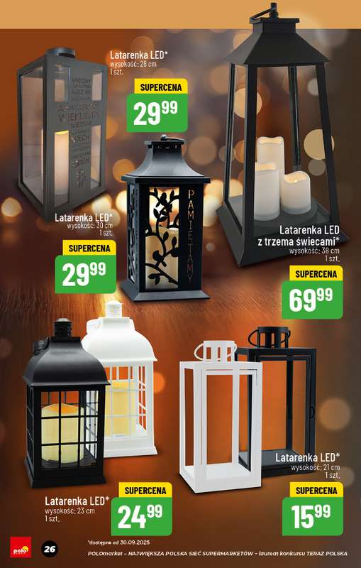 POLOmarket - gazetka promocyjna Katalog Non Food od pi膮tku 12.09 do czwartku 06.11 - strona 26 POLOmarket - gazetka promocyjna Katalog Non Food od pi膮tku 12.09 do czwartku 06.11 - strona 26