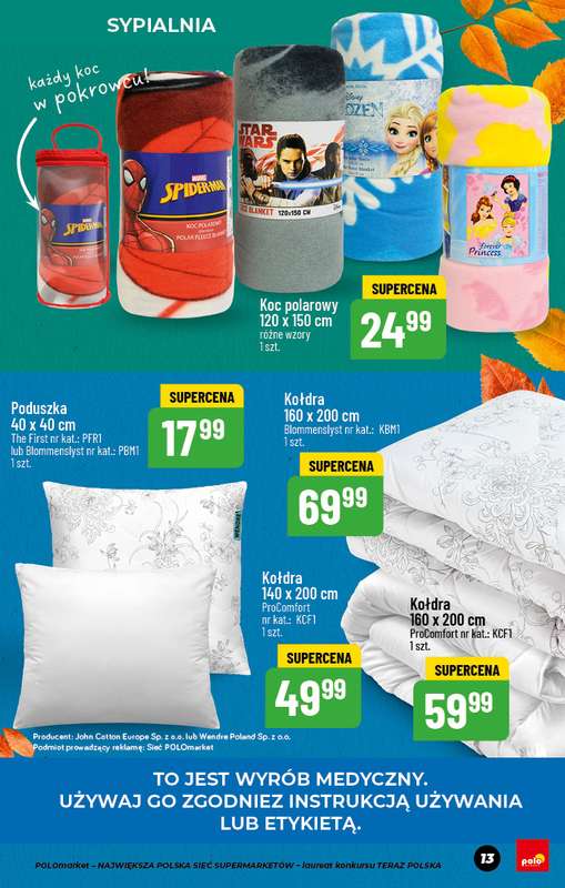 POLOmarket - gazetka promocyjna Katalog Non Food od piątku 12.09 do czwartku 06.11 - strona 13
