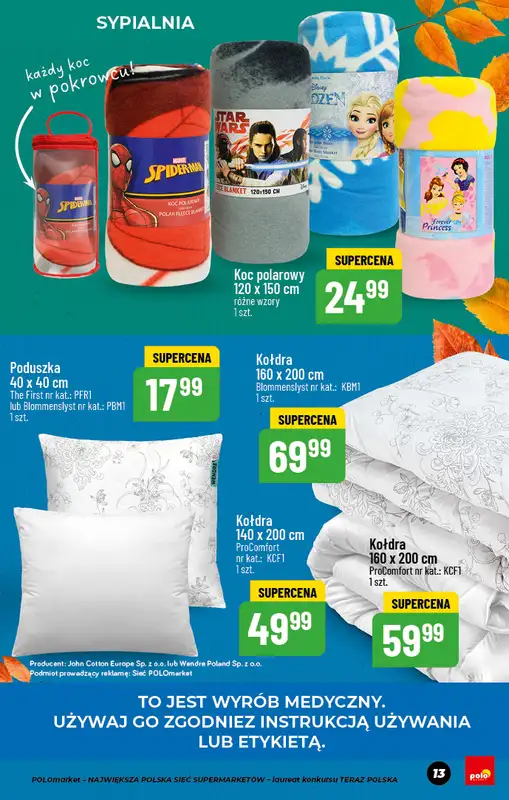 POLOmarket - gazetka promocyjna Katalog Non Food od piątku 12.09 do czwartku 06.11 - strona 13