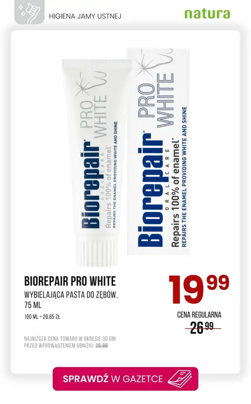 Drogerie Natura - gazetka promocyjna Szczoteczki i pasty do zębów - sprawdź promocje! od wtorku 09.09 do piątku 19.09 - strona 2