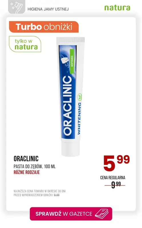 Drogerie Natura - gazetka promocyjna Szczoteczki i pasty do zębów - sprawdź promocje! od wtorku 09.09 do piątku 19.09 - strona 3